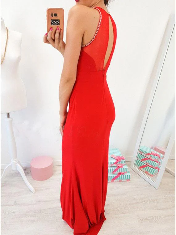 mermaid crew open back floor length red prom dress with keyhole dmr7 mermaid crew open back floor length red prom dress with keyhole dmr7