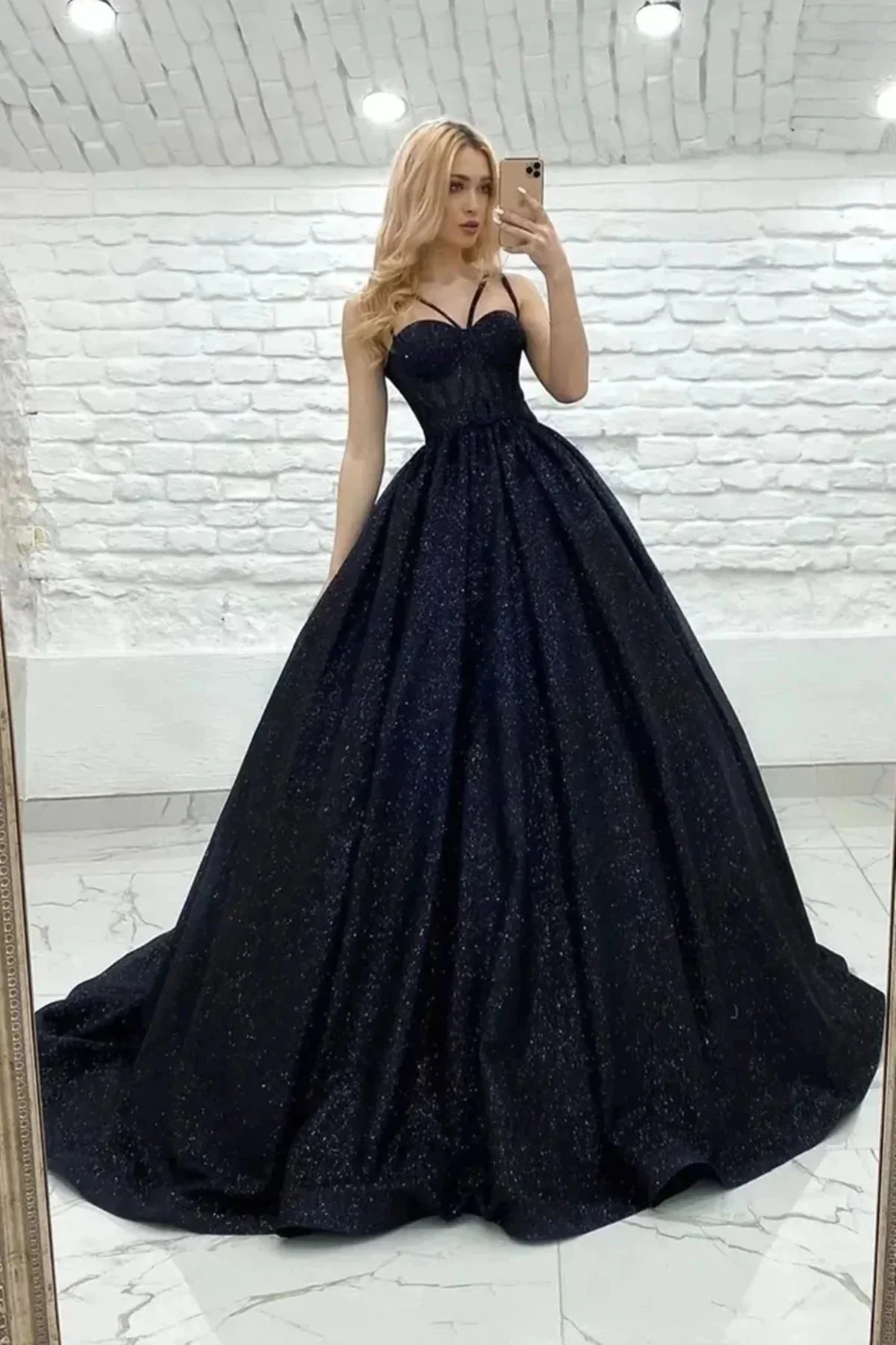 import placeholder for sparkly a line black long prom dresses f 160218775 import placeholder for sparkly a line black long prom dresses f 160218775