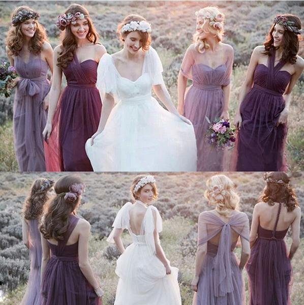 fashion mismatched tulle long wedding party dresses cheap charming bridesmaid dresses dm447 fashion mismatched tulle long wedding party dresses cheap charming bridesmaid dresses dm447