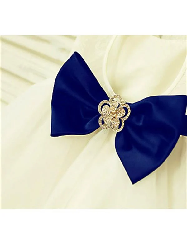 ivory a line scoop sleeveless bowknot floor length tulle flower girl dresses with lace dm710 ivory a line scoop sleeveless bowknot floor length tulle flower girl dresses with lace dm710