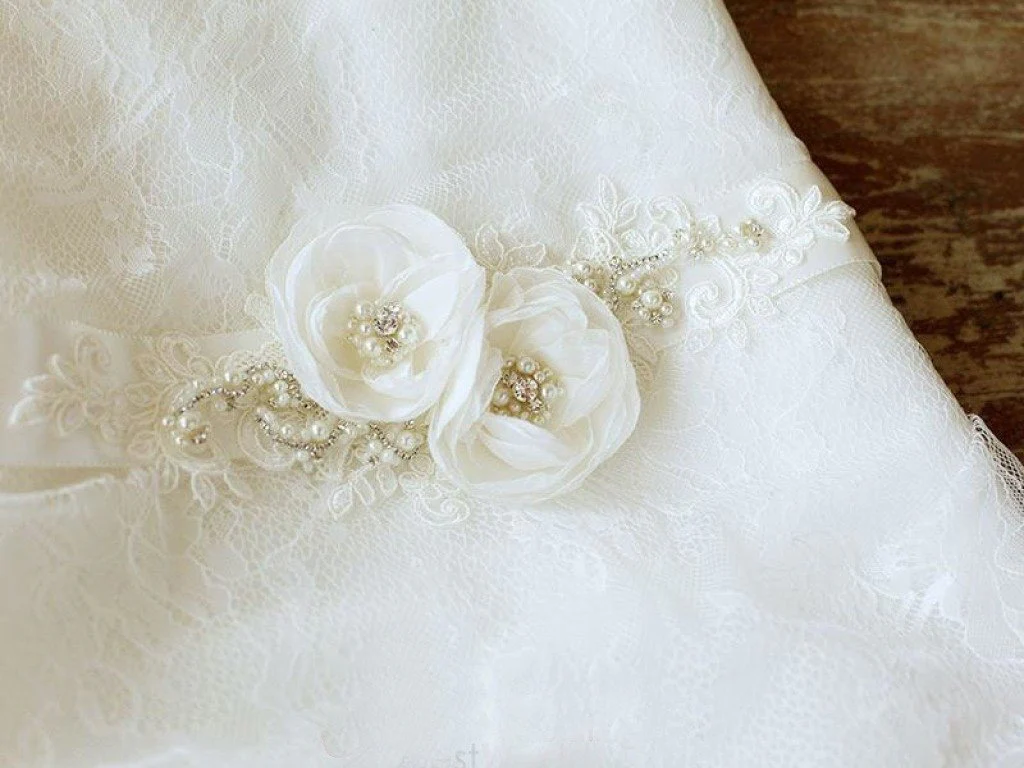 flower wedding belt lace applique floral bridal sash with pearls bs10 flower wedding belt lace applique floral bridal sash with pearls bs10