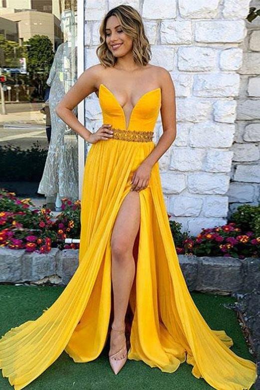 import placeholder for strapless long yellow prom dress with be 160219412 import placeholder for strapless long yellow prom dress with be 160219412
