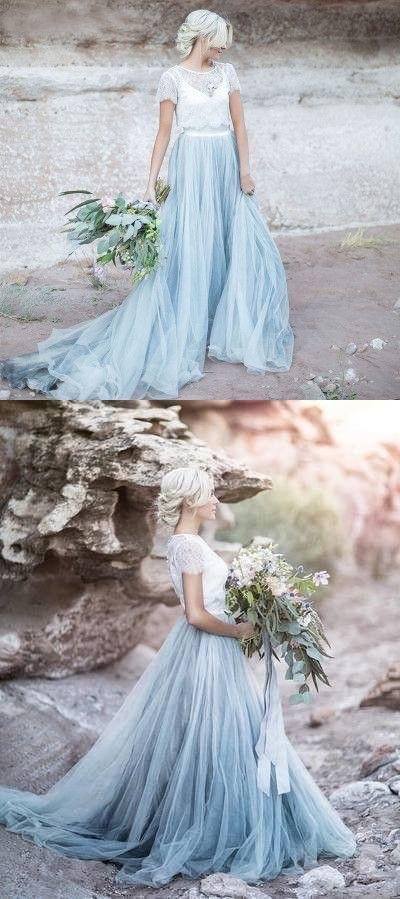 beautiful lace top short sleeves prom dress, a line cheap wedding dresses dmg4 beautiful lace top short sleeves prom dress, a line cheap wedding dresses dmg4