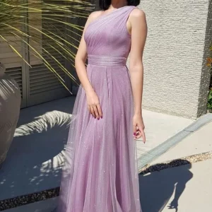 import placeholder for shiny one shoulder purple long prom dres 160218781