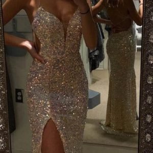 import placeholder for spaghetti straps sequins mermaid prom dr 160219569
