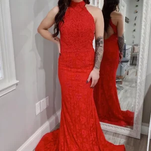 import placeholder for red lace sheath open back prom dress mer 160218972
