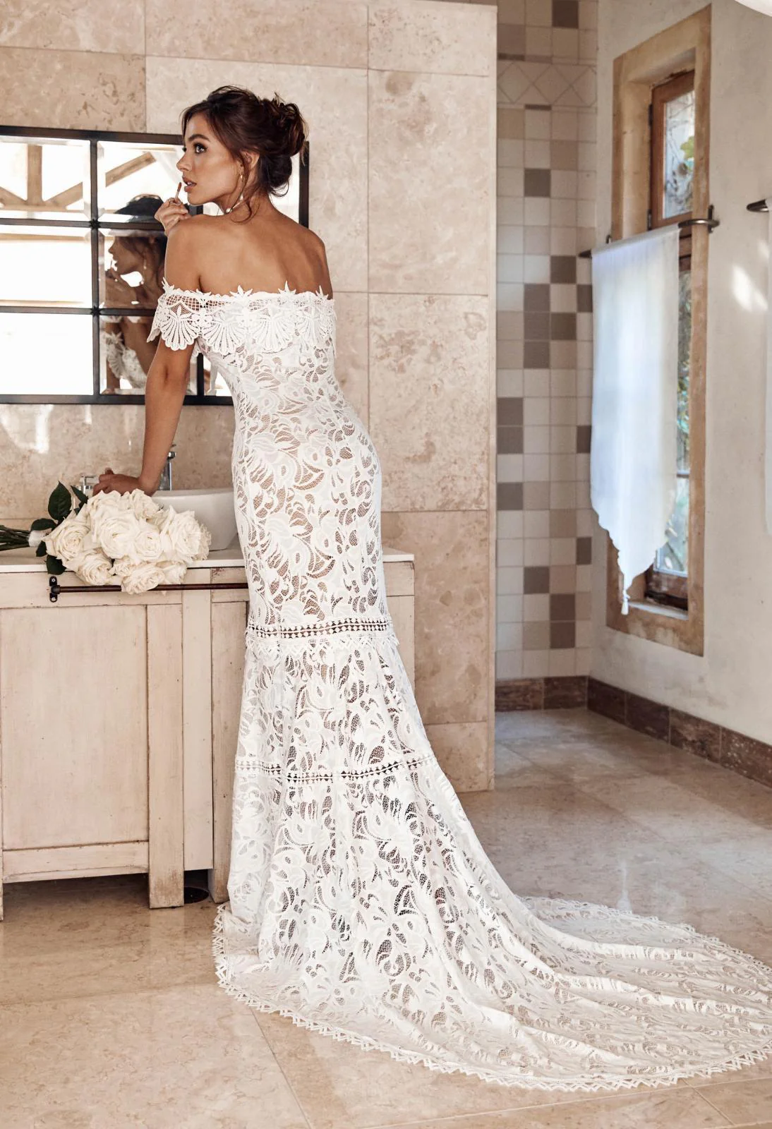 off the shoulder lace mermaid wedding dress, cheap bridal dress dmp72 off the shoulder lace mermaid wedding dress, cheap bridal dress dmp72