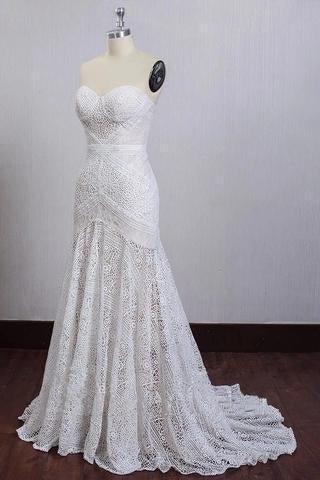 charming ivory lace mermaid beach wedding dresses sweetheart boho bridal dresses dmn95 charming ivory lace mermaid beach wedding dresses sweetheart boho bridal dresses dmn95