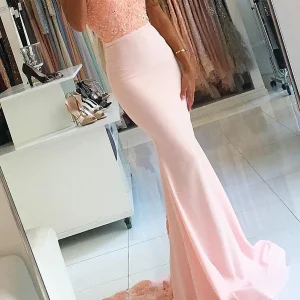 import placeholder for sexy backless mermaid satin prom dress w 160219014