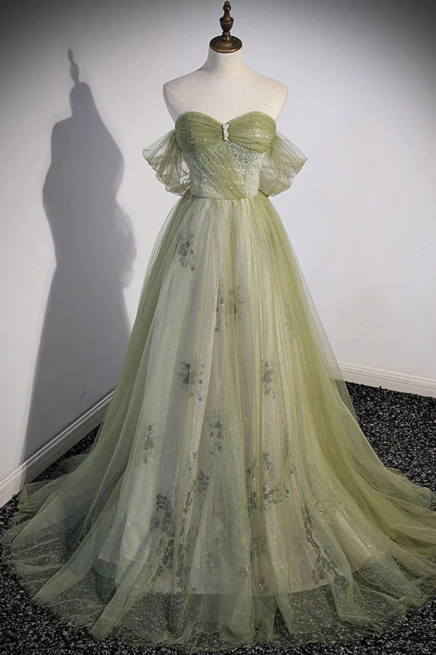 import placeholder for a line green tulle sweetheart long prom 160218735 import placeholder for a line green tulle sweetheart long prom 160218735