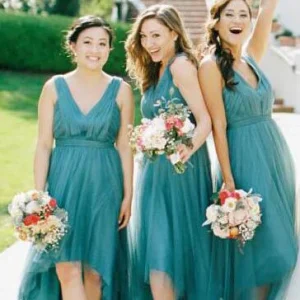 import placeholder for high low teal v neck a line bridmsmaid d 160220779