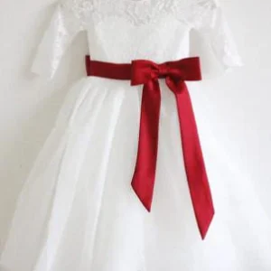 import placeholder for long sleeves ivory wine red sash bows la 160221135