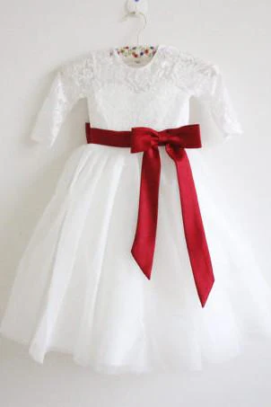 import placeholder for long sleeves ivory wine red sash bows la 160221135 import placeholder for long sleeves ivory wine red sash bows la 160221135