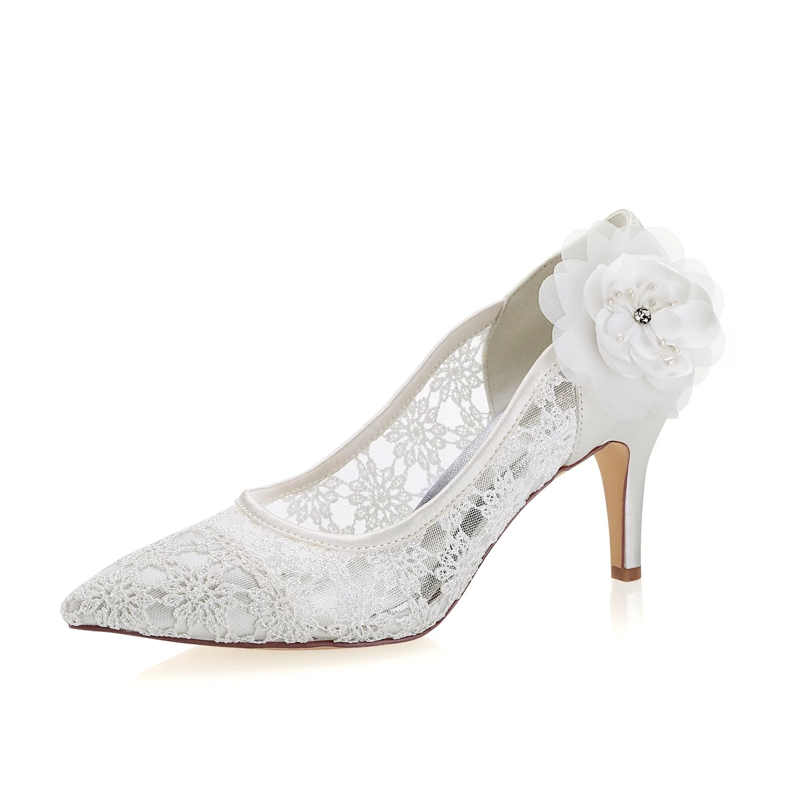 princess ivory lace wedding shoes with flowers, pretty woman shoes l 943 princess ivory lace wedding shoes with flowers, pretty woman shoes l 943