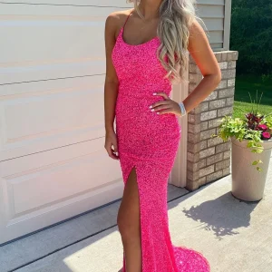 Evening Dresses import placeholder for glitter hot pink mermaid sparkly prom dr 160219673