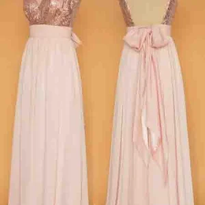 import placeholder for v neck rose gold chiffon a line bridmsma 160221103