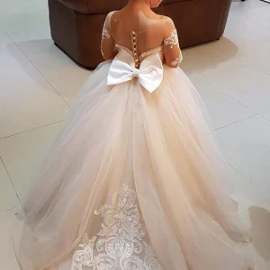 import placeholder for princess ball gown long sleeves tulle lo 160220950