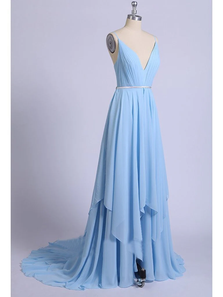 sexy split sky blue beach simple wedding dresses chiffon long prom dress dmi21 sexy split sky blue beach simple wedding dresses chiffon long prom dress dmi21