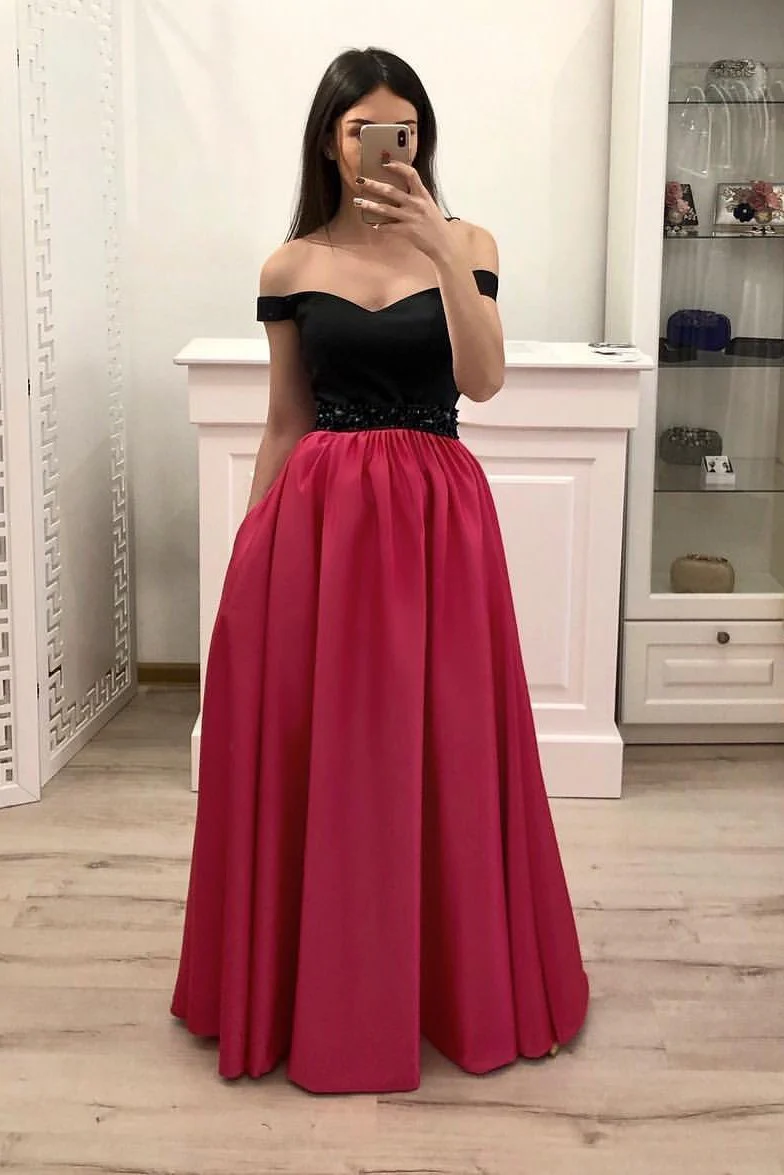 import placeholder for hot pink satin long prom gown with pocke 160220161 import placeholder for hot pink satin long prom gown with pocke 160220161