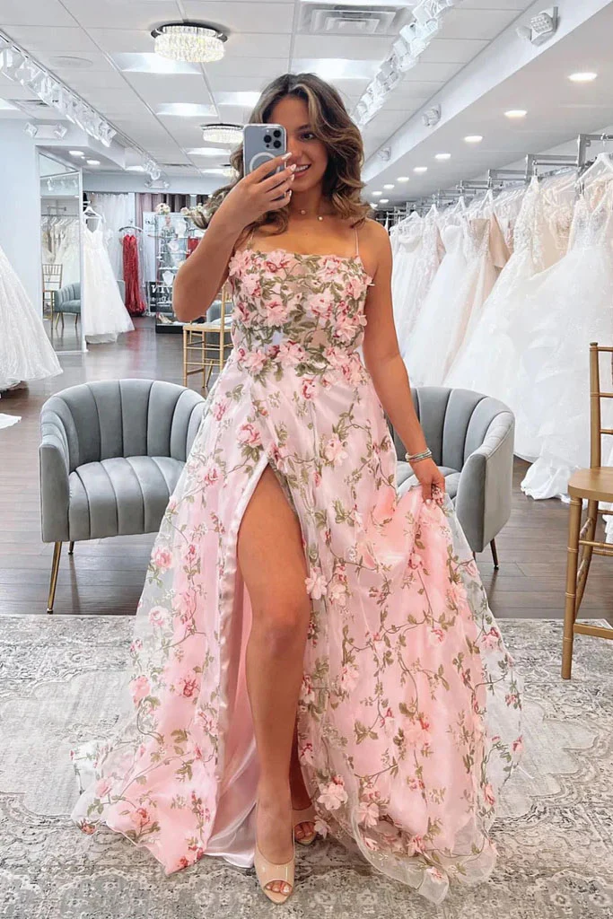 import placeholder for a line pink floral long prom dresses wit 160218892 import placeholder for a line pink floral long prom dresses wit 160218892