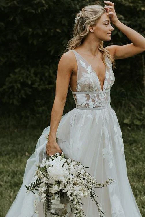 import placeholder for dmep v neck flower applique wedding dres 160220201 import placeholder for dmep v neck flower applique wedding dres 160220201
