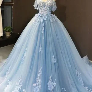 Evening Dresses import placeholder for ball gown tulle off the shoulder sleevel 160218884