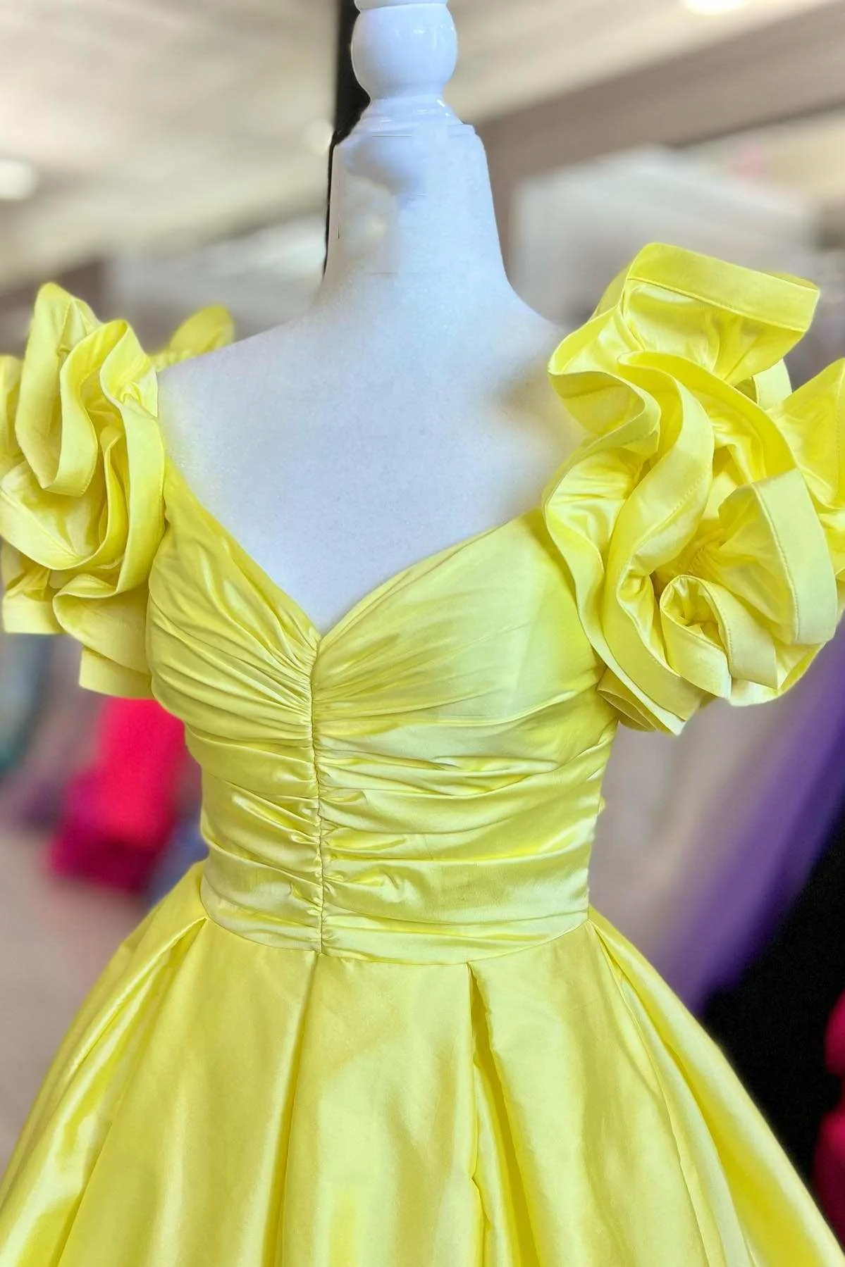 blue off the shoulder ruffles a line prom dress formal evening dresses dmp305 blue off the shoulder ruffles a line prom dress formal evening dresses dmp305