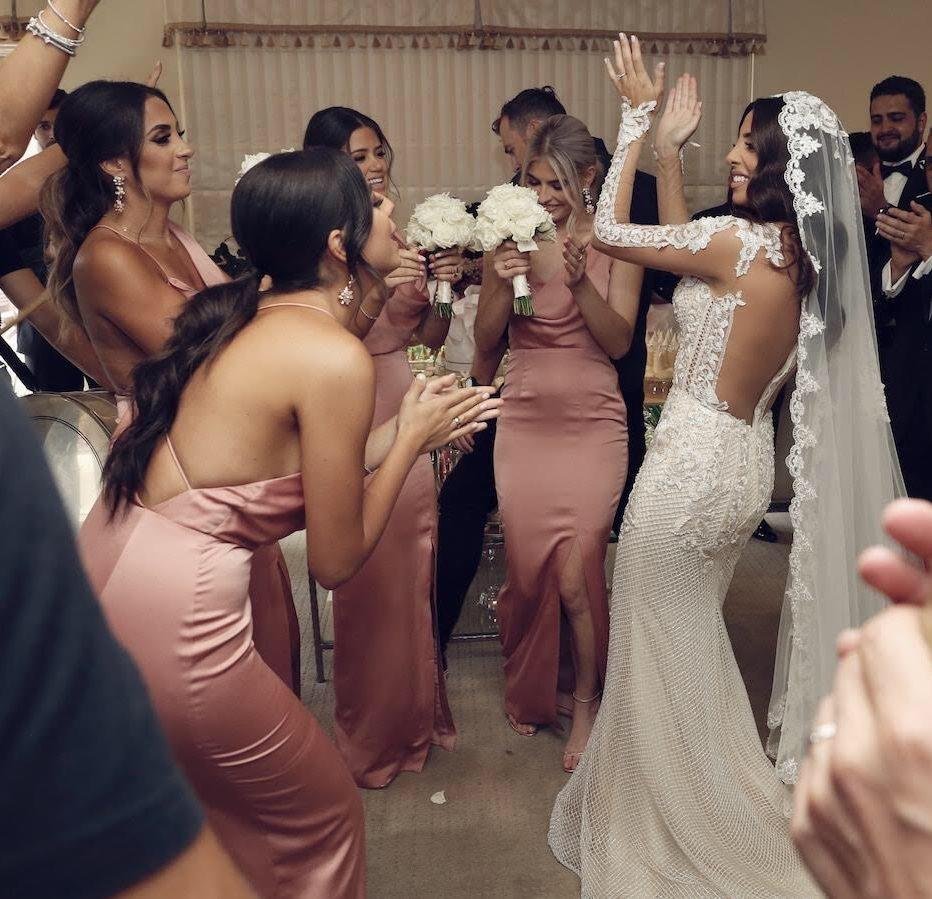 beautiful sheath sleeveless pink long bridesmaid dress with split dmg54 beautiful sheath sleeveless pink long bridesmaid dress with split dmg54