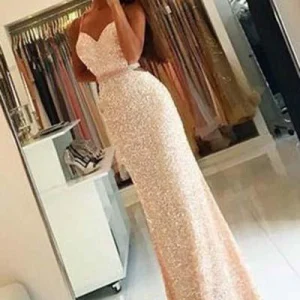 import placeholder for long spaghetii straps sheath sequin cris 160218815
