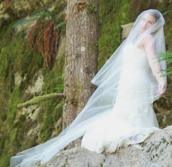 2 tier hip length blusher wedding veils wv6 2 tier hip length blusher wedding veils wv6