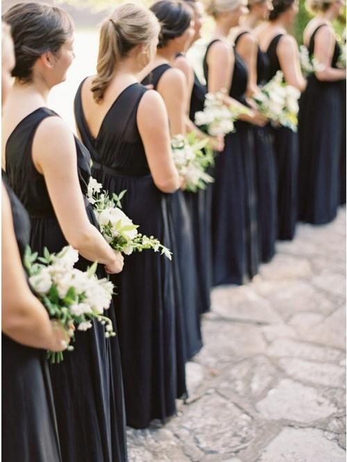 a line round neck floor length navy blue chiffon bridesmaid dress dmr93 a line round neck floor length navy blue chiffon bridesmaid dress dmr93
