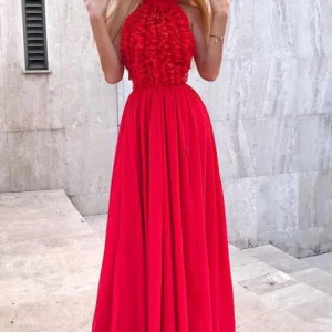Prom Dresses import placeholder for a line jewel floor length red chiffon lo 160219828