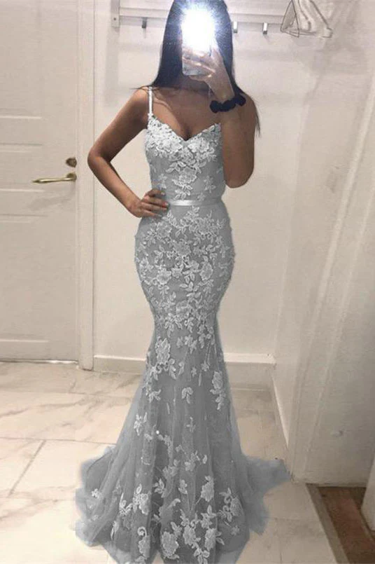 import placeholder for mermaid grey tulle long prom dress lace 160219512 import placeholder for mermaid grey tulle long prom dress lace 160219512