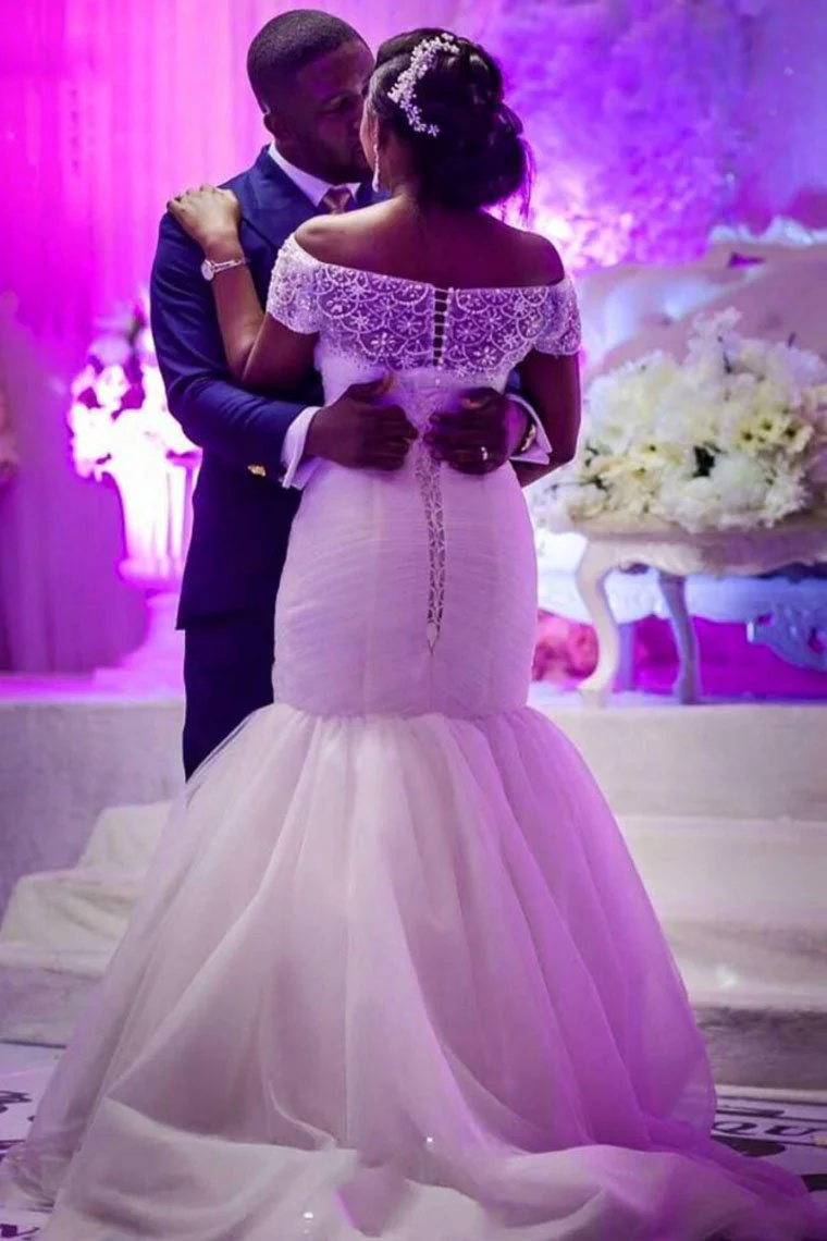 off the shoulder mermaid tulle wedding dresses with beading court train dmh1 off the shoulder mermaid tulle wedding dresses with beading court train dmh1