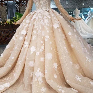 import placeholder for princess long sleeves ball gown wedding 160219915
