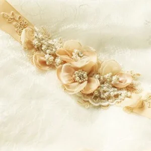 Accessories import placeholder for cute nudm blush bridal sash floral lace 160220872
