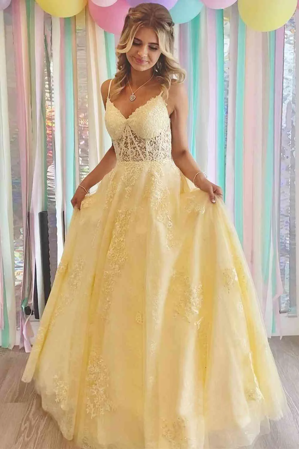 import placeholder for yellow lace appliques a line tulle prom 160218608 import placeholder for yellow lace appliques a line tulle prom 160218608