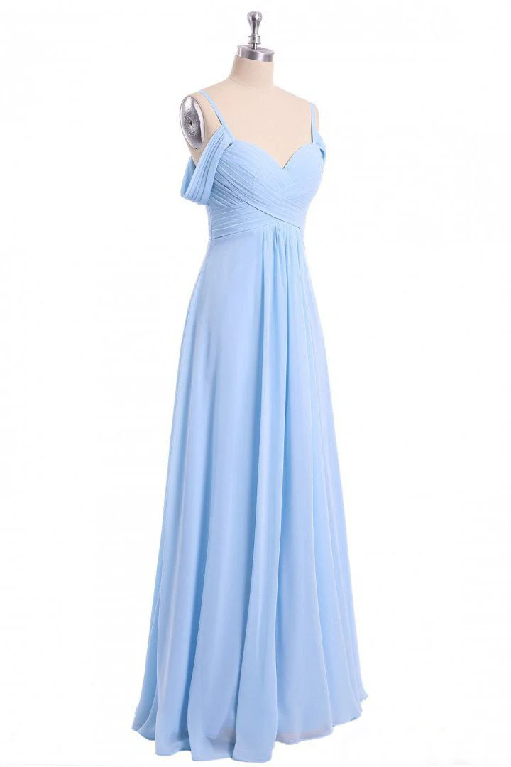 a line sky blue long bridesmaid dress, off shoulder chiffon long prom dress dmo81 a line sky blue long bridesmaid dress, off shoulder chiffon long prom dress dmo81