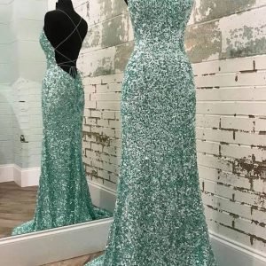 import placeholder for mint green sparkly mermaid prom dress lo 160219552