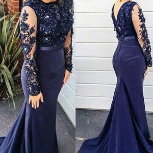 import placeholder for trumpet mermaid lace appliques blue long 160219461