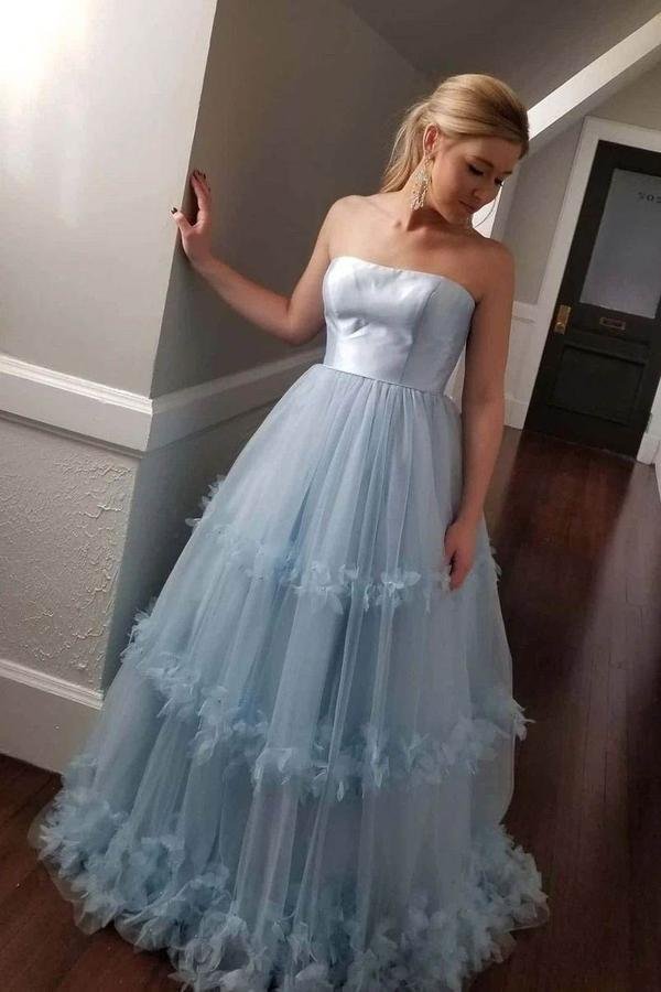 import placeholder for light blue strapless tulle prom dress ch 160219107 import placeholder for light blue strapless tulle prom dress ch 160219107