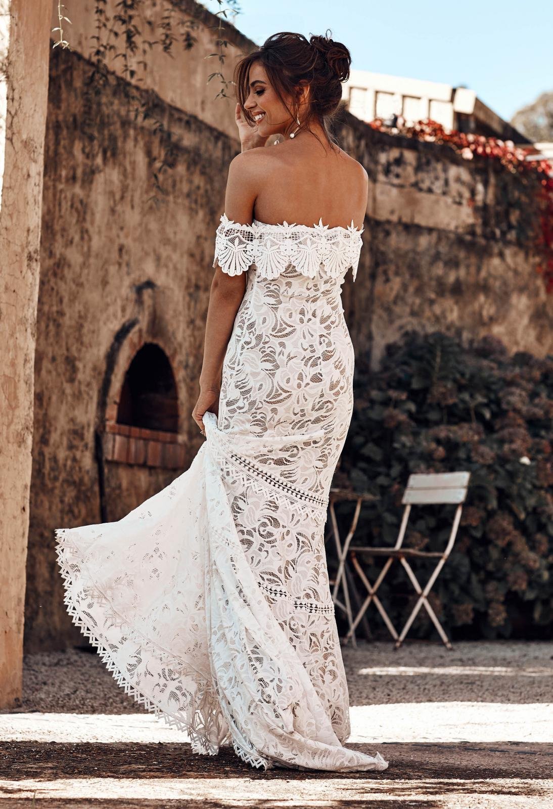 off the shoulder lace mermaid wedding dress, cheap bridal dress dmp72 off the shoulder lace mermaid wedding dress, cheap bridal dress dmp72