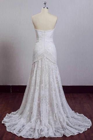 charming ivory lace mermaid beach wedding dresses sweetheart boho bridal dresses dmn95 charming ivory lace mermaid beach wedding dresses sweetheart boho bridal dresses dmn95