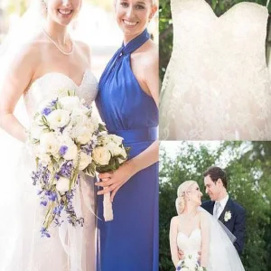 Wedding Dresses import placeholder for sweetheart sleeveless tulle ivory a line 160219875