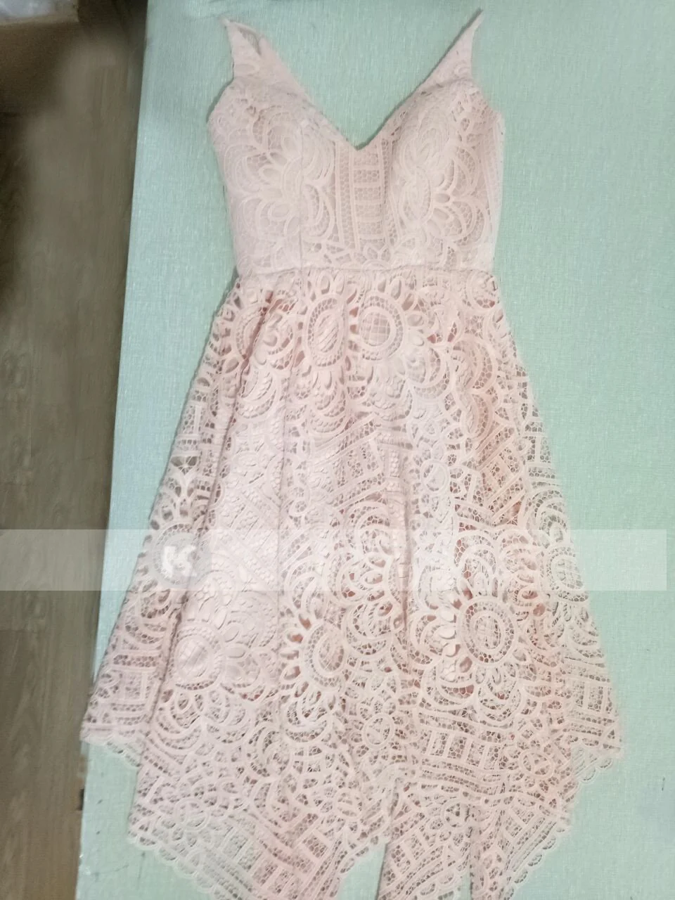 navy blue/pink deep v neck spaghetti straps sleeveless asymmetry lace a line bridesmaid dress dm236 navy blue/pink deep v neck spaghetti straps sleeveless asymmetry lace a line bridesmaid dress dm236