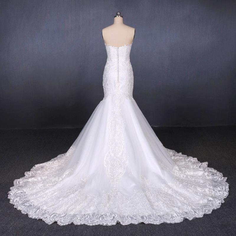 mermaid sweetheart lace appliques long cheap wedding dresses dmq10 mermaid sweetheart lace appliques long cheap wedding dresses dmq10