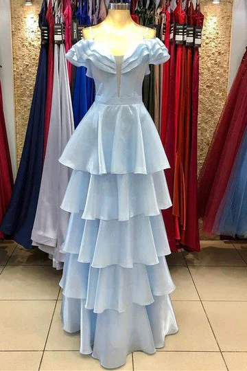 import placeholder for light blue off the shoulder tiered long 160219602 import placeholder for light blue off the shoulder tiered long 160219602