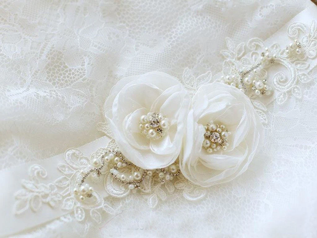 flower wedding belt lace applique floral bridal sash with pearls bs10 flower wedding belt lace applique floral bridal sash with pearls bs10