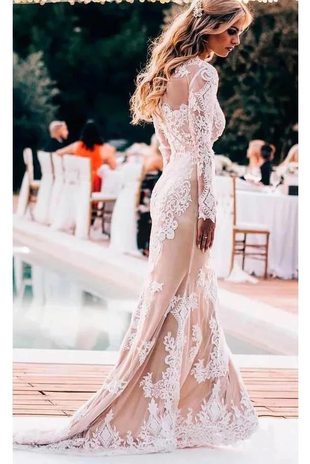 vintage long sleeve mermaid lace applique wedding dressses dmn93 vintage long sleeve mermaid lace applique wedding dressses dmn93