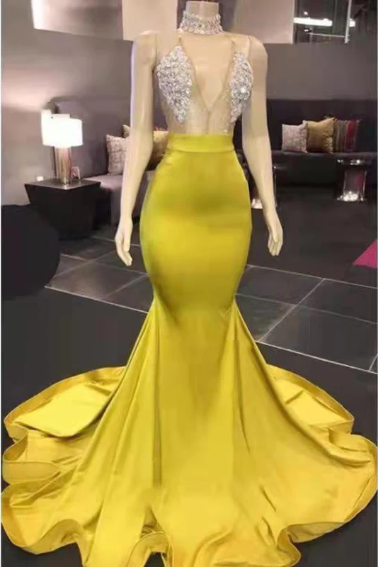 import placeholder for chic yellow halter high neck mermaid pro 160220565 import placeholder for chic yellow halter high neck mermaid pro 160220565